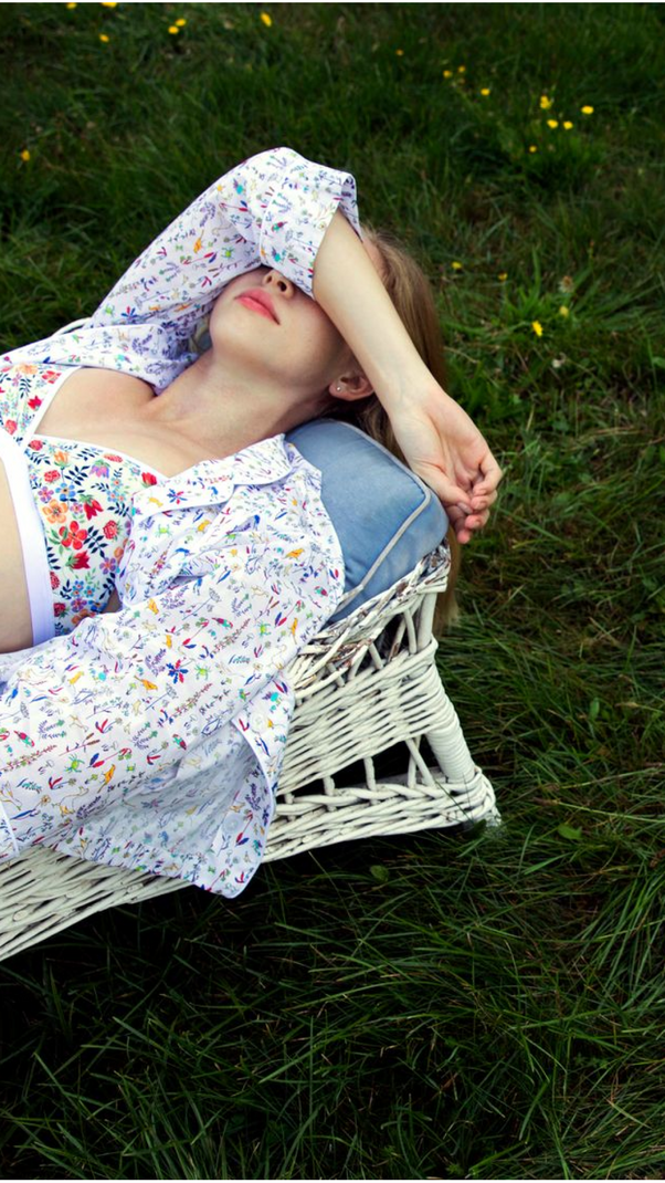 SLEEPY JONES | Liberty Hepworth Triangle Bra in Edenham Floral / XS-